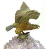 Image 6 : AUSTRIAN BRONZE EAGLE SCULPTURE ON AMETHYST BASE
