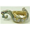 Image 2 : RUSSIAN STERLING SILVER ENAMELED KOVSH