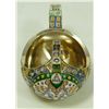 Image 5 : RUSSIAN STERLING SILVER ENAMELED KOVSH