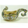 Image 6 : RUSSIAN STERLING SILVER ENAMELED KOVSH