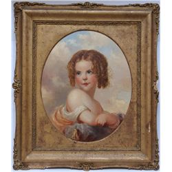 OIL PAINTING ON CANVAS ATTR TO ALFRED STEVENS