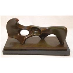 ABSTRACT BRONZE SCULPTURE AFTER MOORE