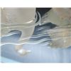 Image 6 : TWO LALIQUE FRENCH CRYSTAL SWANS ON MIRROR BASE