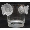 Image 1 : LALIQUE FRENCH CRYSTAL FLORAL ANEMONE ICE BUCKET