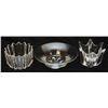 Image 1 : LOT OF 3 ORREFORS CRYSTAL ITEMS
