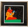 Image 2 : PETER MAX FRAMED LITHOGRAPH OF BEARDED MAN