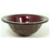 Image 1 : CHINESE FACETED RED PEKING GLASS BOWL