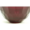 Image 2 : CHINESE FACETED RED PEKING GLASS BOWL
