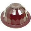 Image 4 : CHINESE FACETED RED PEKING GLASS BOWL
