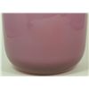 Image 2 : HENRY DEAN STUDIO PINK ART GLASS VASE SIGNED