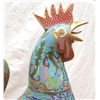 Image 2 : CHINESE CLOISONNE ENAMELED ROOSTER 39"