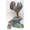 Image 6 : CHINESE CLOISONNE ENAMELED ROOSTER 39"