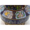 Image 3 : CHINESE CLOISONNE COBALT BLUE VASE
