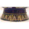Image 4 : CHINESE CLOISONNE COBALT BLUE VASE