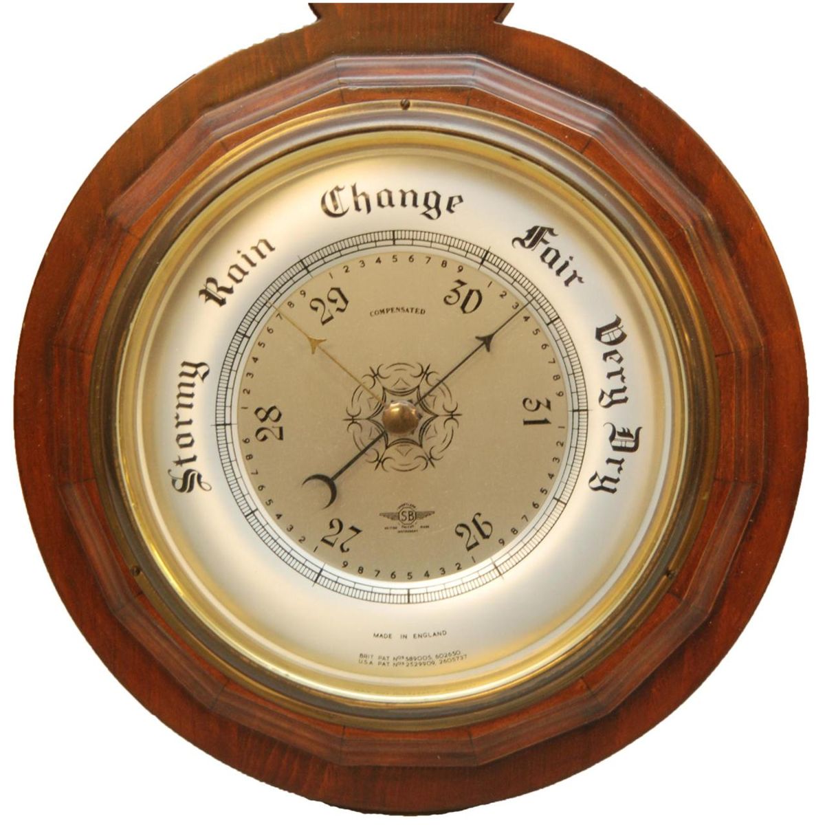 SHORTLAND SMITHS BRITISH WALL BAROMETER