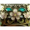 Image 5 : RUSSIAN SILVER ENAMELED FLORAL KOVSH