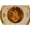 Image 2 : LE COULTRE BRASS MANTLE CLOCK w GLASS CASE