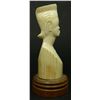 Image 5 : AFRICAN CARVED IVORY FEMALE BUST ON BASE