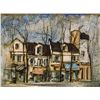 Image 1 : GEORGES DAMIN OIL PAINTING OF BUILDING