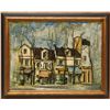 Image 2 : GEORGES DAMIN OIL PAINTING OF BUILDING