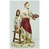 Image 1 : ANTIQUE ECKERT GERMAN PORCELAIN FIGURE OF WOMAN