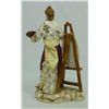 Image 5 : ANTIQUE ECKERT GERMAN PORCELAIN FIGURE OF WOMAN