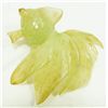 Image 4 : CHINESE HAND CARVED SERPENTINE JADE KOI FISH
