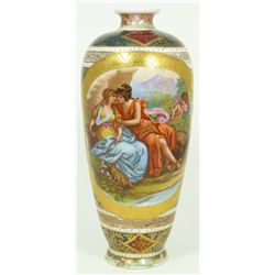 ROYAL VIENNA AUSTRIAN PORCELAIN VASE