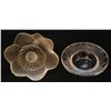 Image 1 : LALIQUE FRENCH CRYSTAL FLOWER AND SMALL DISH