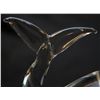 Image 5 : TWO SIGNED GLASS WHALE PAPERWEIGHTS