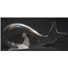 Image 9 : TWO SIGNED GLASS WHALE PAPERWEIGHTS