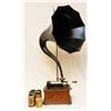 Image 1 : ANTIQUE EDISON PHONOGRAPH w 8 CYLINDERS