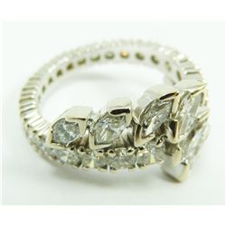 14K WHITE GOLD AND 2.80CTW DIAMOND RING