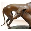 Image 3 : HOFFMAN BRONZE GROUP SCULPTURE OF WHIPPETS