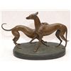 Image 5 : HOFFMAN BRONZE GROUP SCULPTURE OF WHIPPETS