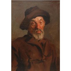 JOSSEY BILAN OIL PAINTING ON CANVAS OF PORTRAIT