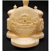 Image 5 : INDIAN CARVED IVORY SALT AND PEPPER SHAKER SET