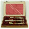 Image 1 : GERMAN 800 SILVER FORK & KNIFE SET IN ORIGINAL BOX