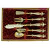 Image 2 : GERMAN 800 SILVER FORK & KNIFE SET IN ORIGINAL BOX