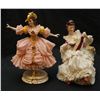 Image 2 : LOT OF 10 DRESDEN GERMAN LACE PORCELAIN FIGURES