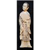 Image 1 : JAPANESE POLYCHROMED IVORY FIGURE OF MAIDEN