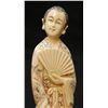 Image 2 : JAPANESE POLYCHROMED IVORY FIGURE OF MAIDEN