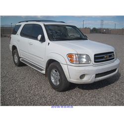 2001 - TOYOTA SEQUOIA