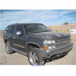 2001 - CHEVROLET TAHOE