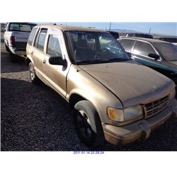 1997 - KIA SPORTAGE // RESTORED SALVAGE TITLE