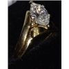 0.87 CARAT BRILLIANT SOLITAIRE MARQUISE DIAMOND RING, SI-2, G. GIA CERTIFIED, 14K GOLD