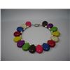 Image 1 : 150CTW MULTICOLOR TURQUISE AND PEARL BRACELET