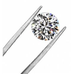 EGL CERT. ROUND DIAMOND 0.73 CTW F/SI2