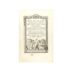 1802. LIBRO: (CALIGRAFIA). TORIO, TORQUATO: ARTE DE ESCRIBIR POR REGLAS Y CON MUESTRAS SEGUN LA DOCT