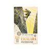 Image 1 : ESCUELA OFICIAL DE ALTA MONTAÑA. XIV CURSO OFICIAL DE ESCALADA. ARTIGAS. 1940 ca. 49x31 cm. (19,3x12